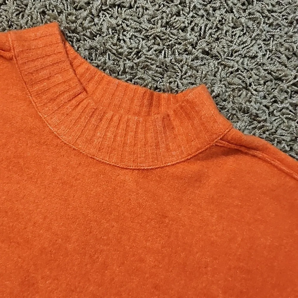 New Free People Phoebe Sweater Wool Blend Shell Coral Small Knit Pullover - Picture 4 of 10